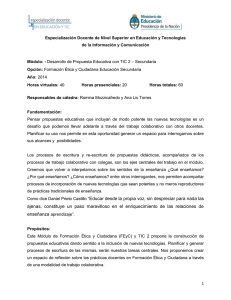 Programa Propuestas Educativas II