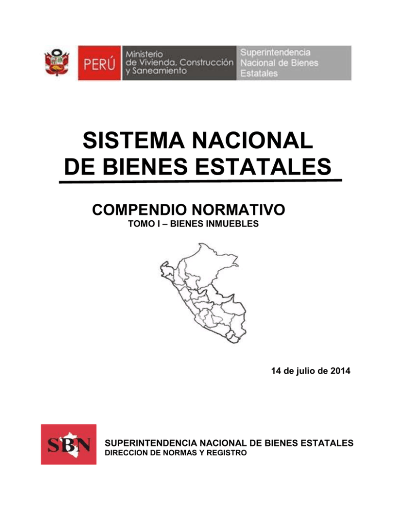 Ley General Del Sistema Nacional De Bienes Estatales