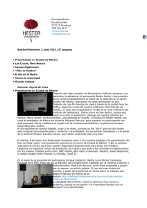 Buletín Informativo fundacion Hester junio 2014