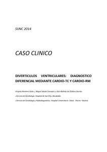 svnc 2014 caso clinico diverticulos ventriculares: diagnostico