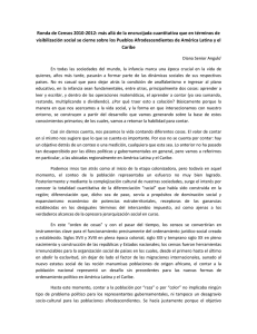 Ronda de Censos 2010-2012: más allá de la encrucijada