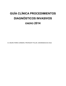 11. Guías procedimientos invasivos M Parra 2014
