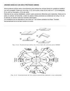 UNIONES B&Aacute;SICAS CON ARCO PROTEGIDO (SMAW) Ahora