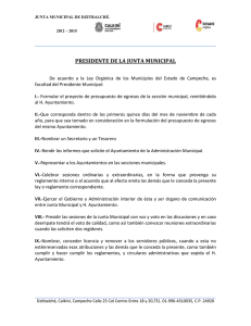 _______________________________________________________________ PRESIDENTE DE LA JUNTA MUNICIPAL