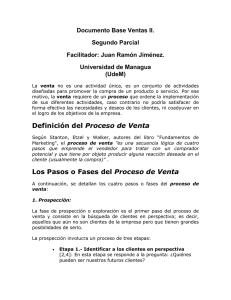 Documento Base Ventas II.