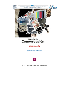 Ba COMUNICACIÓN ”La Historieta en México” L.C.C. Ojuky del