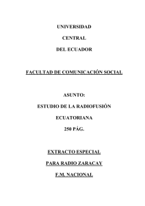 Estudio de la Radiofusión Ecuatoriana