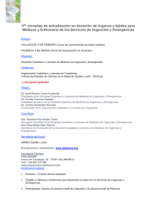 jornada ONT _ SEMESCYL 2014 - Sociedad Española de Medicina