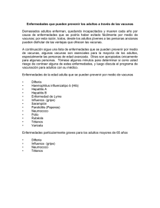 Articulo, vacunas para adultos - Grupo Empresarial Las Américas