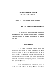 CORTE SUPREMA DE JUSTICIA Ref. Exp. 11001-02-03-000-2013-02661-00 SALA DE CASACIÓN CIVIL