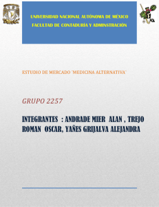 estudio de mercado ¨medicina alternativa - Investigacion-2257-2012-2