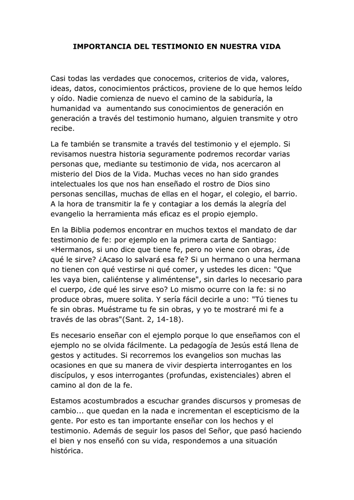 Carta De Testimonio 2140