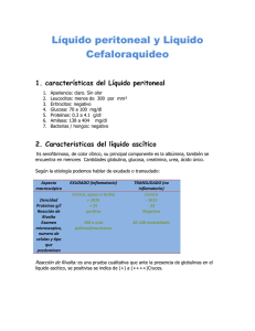 2. Caracteristicas del líquido ascítico