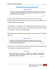 ¿Qué es una perla? - Iglesia Cristiana Luz de Cristo