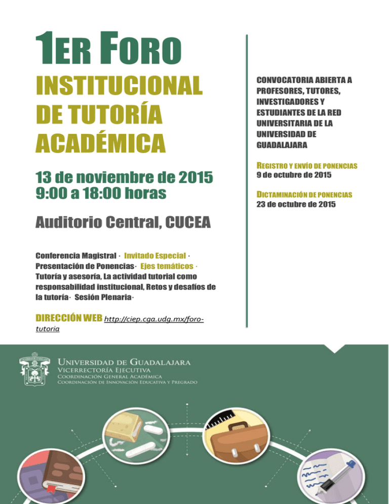 1er Foro Institucional De Tutoría Académica