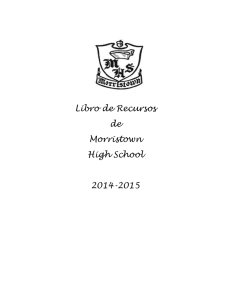 Libro de Recursos de Morristown High School 2014
