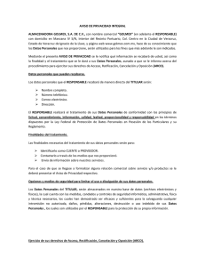 Document - Almacenadora GOLMEX SA de CV