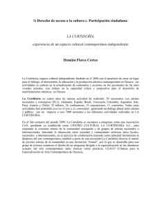 Derecho de acceso a la cultura Participaci&oacute;n ciudadana