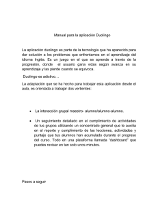 Manual para la aplicación duolingo (4442044)