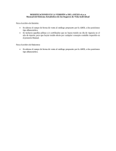 Manual del Sistema Estadístico de los Seguros de Vida Individual