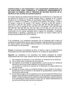 Convocatoria - Instituto Nacional Electoral