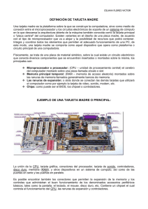 DEFINICI&Oacute;N DE TARJETA MADRE