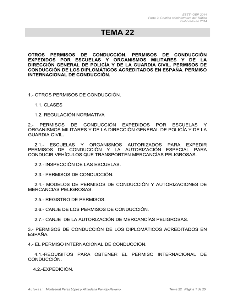 TEMA 22