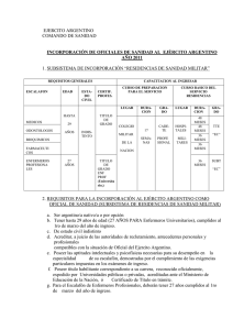 EJERCITO ARGENTINO - Dirección General de Salud