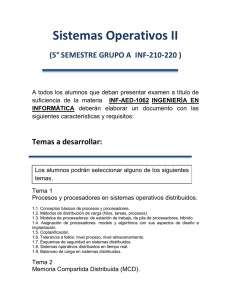 Sistemas Operativos II (5° SEMESTRE GRUPO A  INF-210-220 )