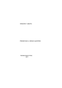 WINDOWS Y UBUNTU