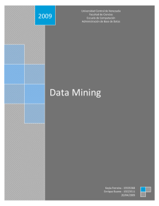 Exposicion Data Mining - Facultad de Ciencias-UCV