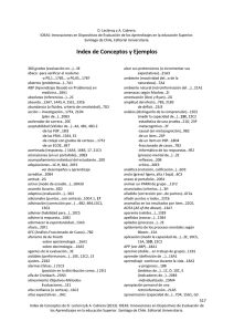 Index de Conceptos y Ejemplos