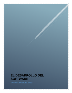 EL DESARROLLO DEL SOFTWARE (43639)