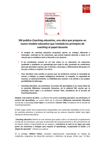 Coaching educativo nuevo modelo educativo que traslada los principios de coaching