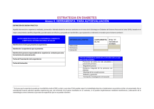 ESTRATEGIA EN DIABETES Anexo II. HERRAMIENTA