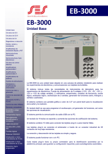 EB-3000 Especificaciones