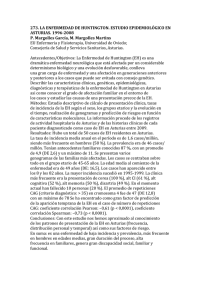 273. LA ENFERMEDAD DE HUNTINGTON. ESTUDIO EPIDEMIOLÓGICO EN ASTURIAS. 1996-2008