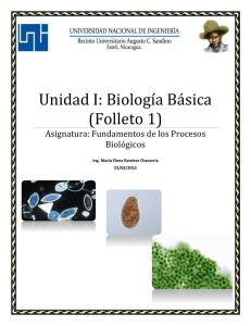 Unidad I: Biología Básica (Folleto 1)