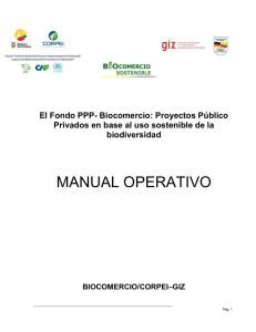 Manual Operativo Fondo PPP GTZ