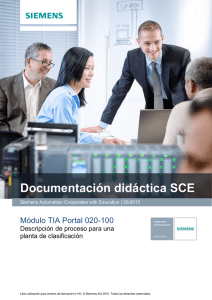 Documentación didáctica SCE  Módulo TIA Portal 020-100