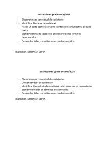 Instrucciones grado décimo/2014