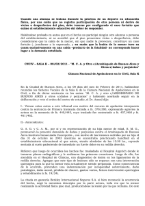 M. C. A. y Otro c/Arzobispado de Buenos Aires y Otros s/daños y
