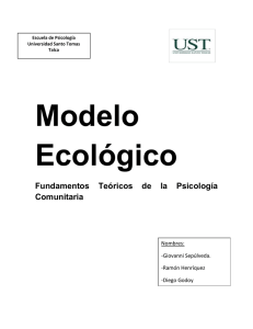 Modelo Ecológico