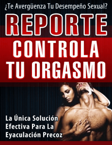 Reporte Controla Tu Orgasmo