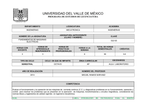 Estadística. - Universidad del Valle de México