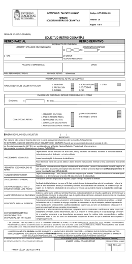 Retiro parcial retiro definitivo solicitud de retiro cesantías