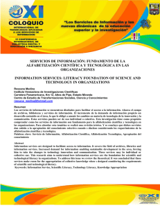 Resumen Curricular - XI Coloquio