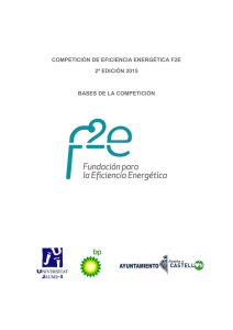 competición de eficiencia energética f2e 2ª edición