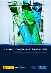 II Seminario “Ciencia Excelente” de Horizonte 2020