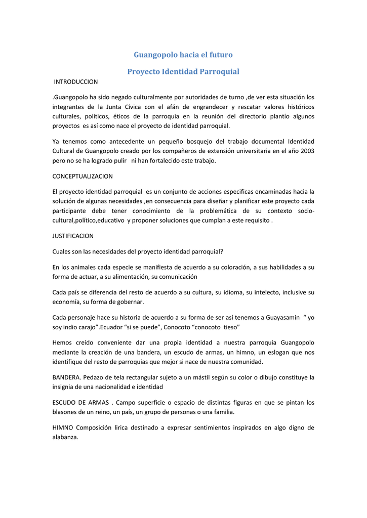 Guangopolo Hacia El Futuro